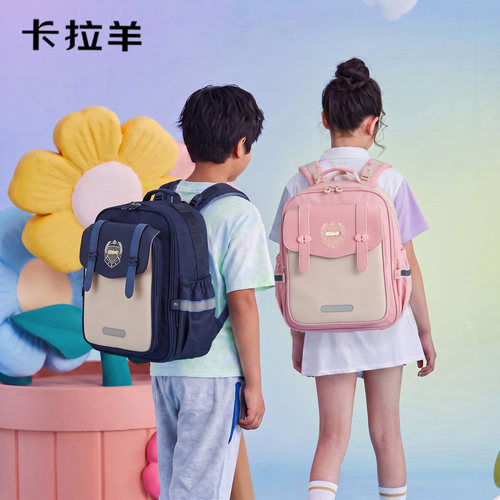 卡拉羊一年级男孩书包小学生新款