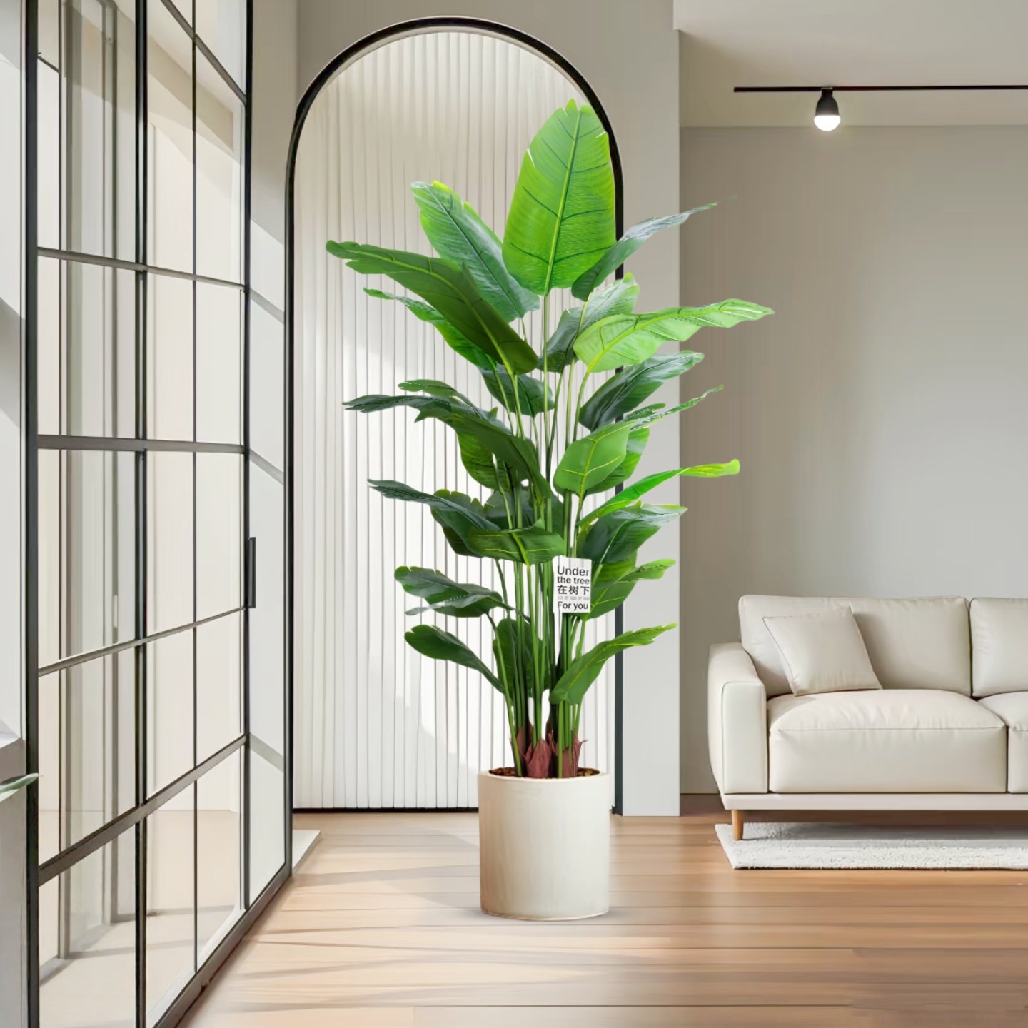 仿真绿植假植物旅人蕉高端轻奢装饰室内盆栽仿生天堂鸟客厅摆件树,家居饰品,仿真植物盆景,淘宝优惠券,粉丝福利购,淘宝优惠卷