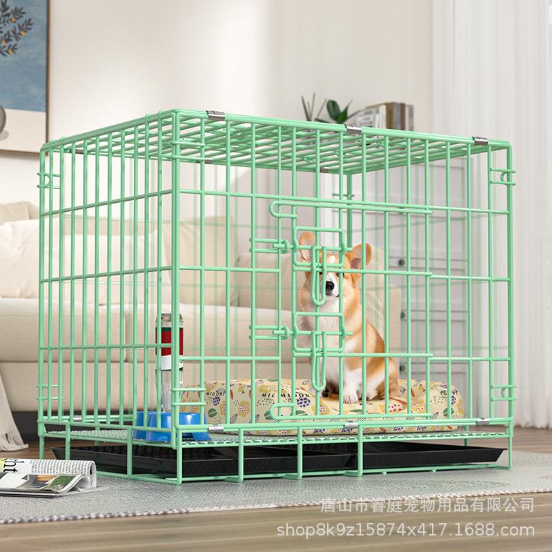 狗笼小型犬狗围栏宠物家用折叠笼带厕所便捷携带车载狗笼子