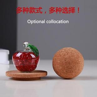 创意水晶玻璃醒酒器防尘盖防尘球家用镶钻防尘塞酒塞礼物