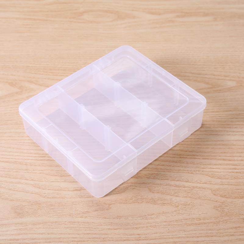 新款透明D916款长方形固定三格PP电子元配件收纳盒塑料盒包装盒