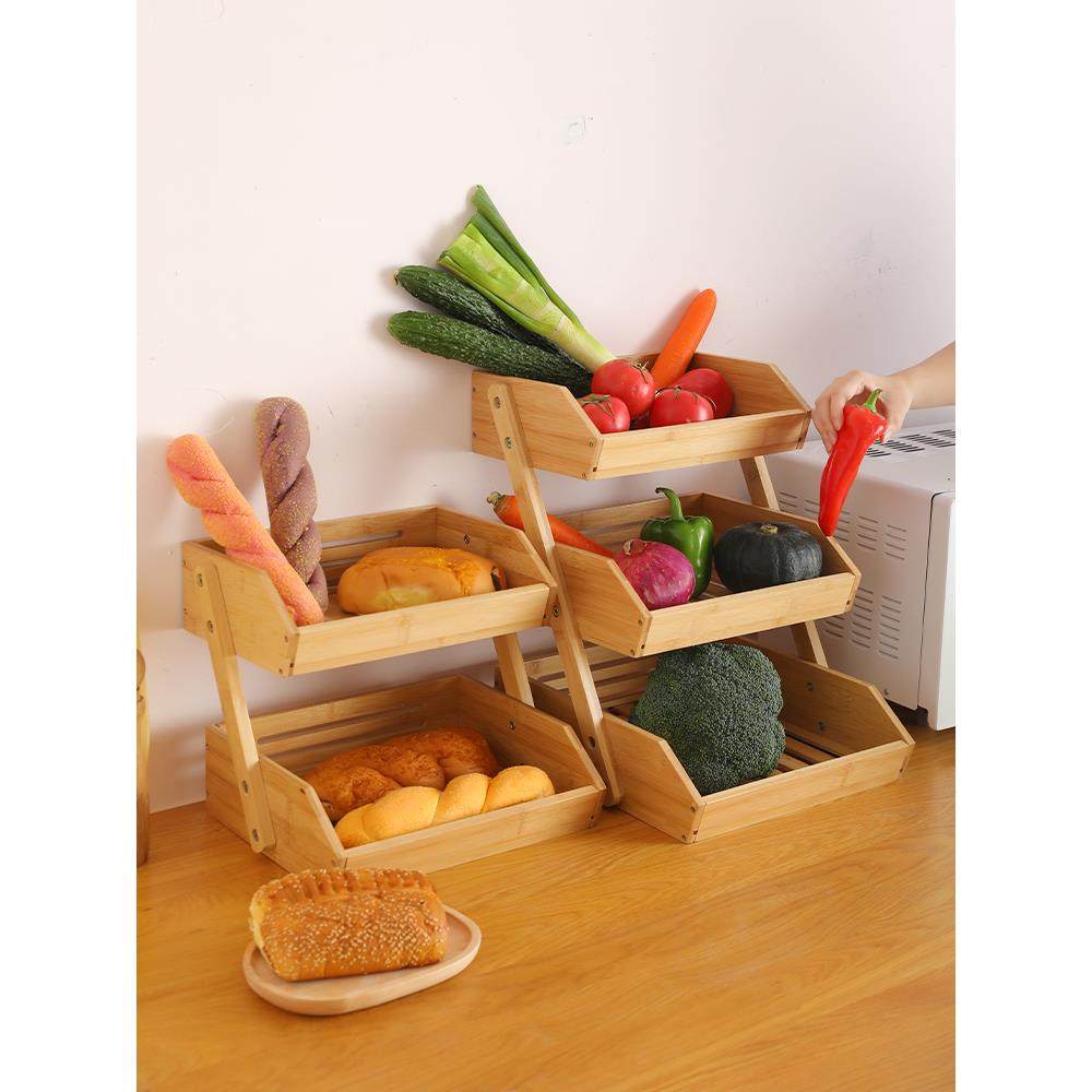 ALM欧多层置架FF-NZZWJ厨C房物水果蔬式菜收纳储物架桌面零食面包