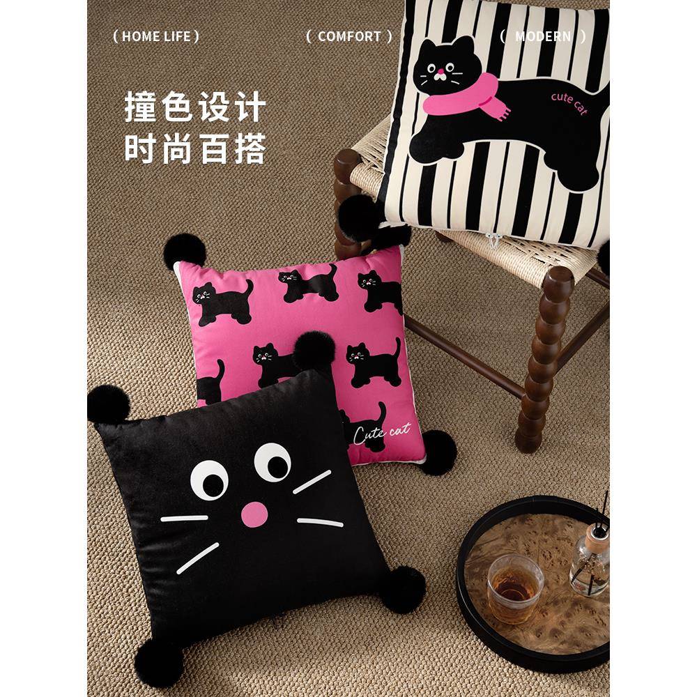 猫猫可沙发客厅抱枕被子二KYR车合被一爱用被子毯子四季空调被车