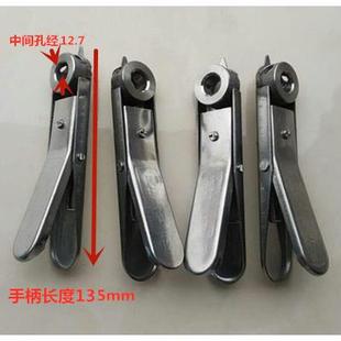 S304不锈钢风阀手柄镀锌手动风量调节阀连动机构执行器蝶阀鸭嘴阀