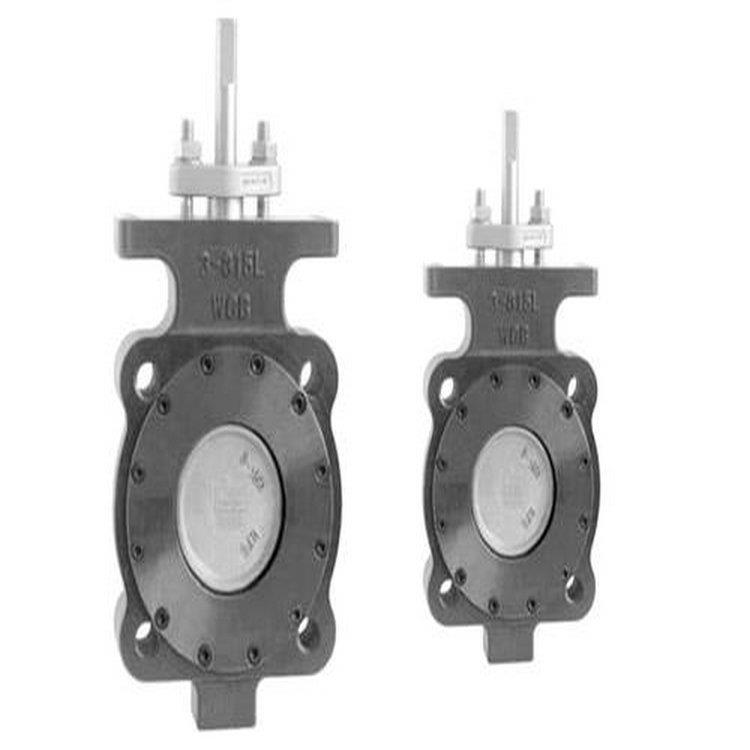 对夹蝶阀D71F_铸钢高_性能蝶阀_电动对夹式硬密封蝶阀