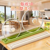 窄缝锅盖收纳垫家用厨房多功能台面放置垫防滑沥水灶台锅铲收纳垫