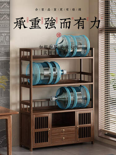 博古架南竹中式风格小桌面博古架现代简约茶具收纳架南竹可达奢华