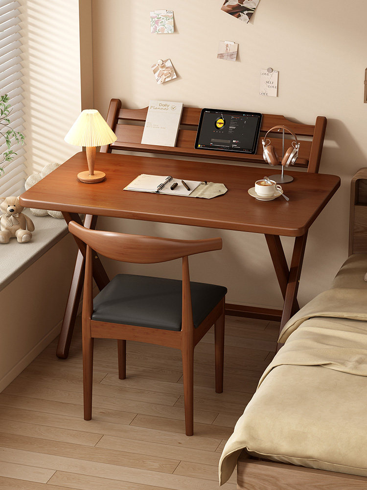 可折叠书桌学习桌女生卧室电脑桌小户型家用免安装出租屋床边桌子