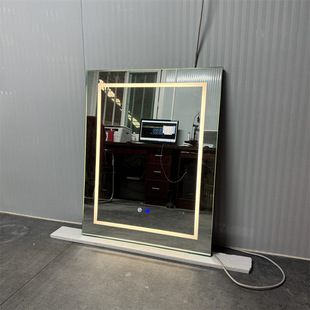 方形智能镜超高清银镜背光发光化妆镜壁挂式镜柜门LED浴室镜