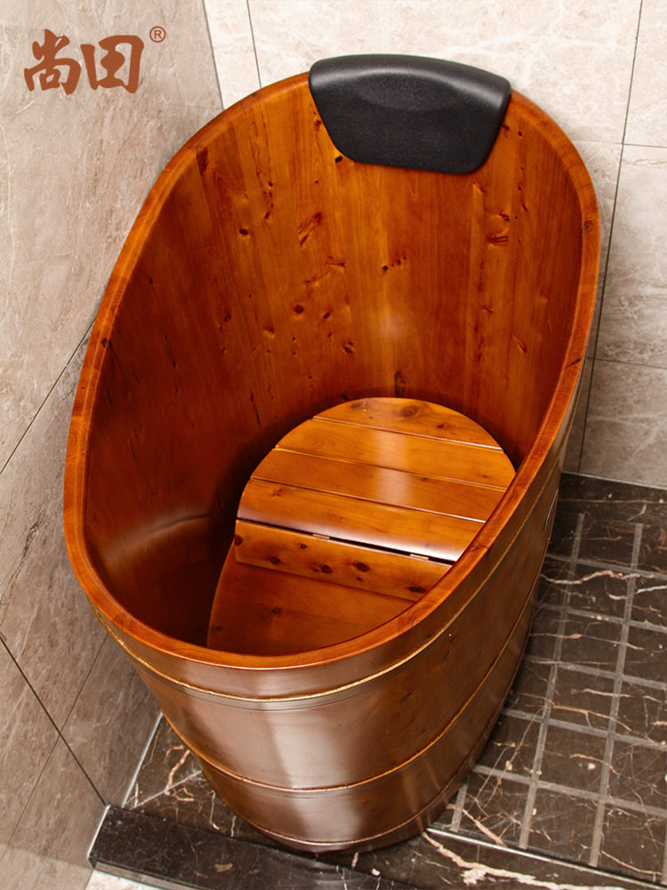 A6L泡澡木桶浴桶实木浴缸小户型成人木质洗澡盆家用蛋圆形沐浴桶,电子元器件市场,电线扎带/束线带,淘宝优惠券,粉丝福利购,淘宝优惠卷