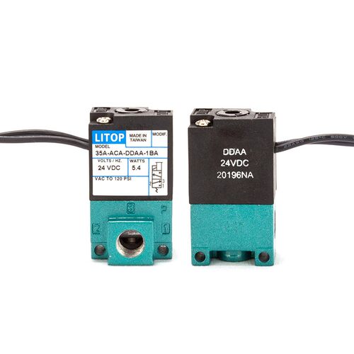 高频直动三通电磁阀35A-AAA-DDAA-1BA电压DC24V 5.4W点胶滴塑美容
