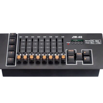 厂家供应新款小体积舞台灯光控制器电池充电款DMX512迷你控台
