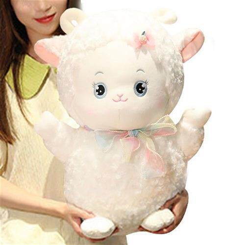 Cute Little White Sheep Goat Plush Doll Stuffed Doll Soft