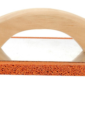 230*100mm抹泥板 木柄 厂家供应 橙色橡胶抹泥板 可定牌