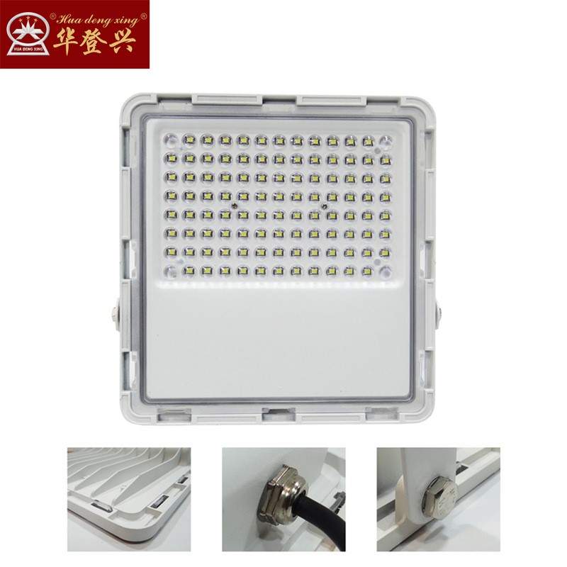 LED星脉款投光灯公园道路照明泛光灯50W100W150W200W高光效透镜款