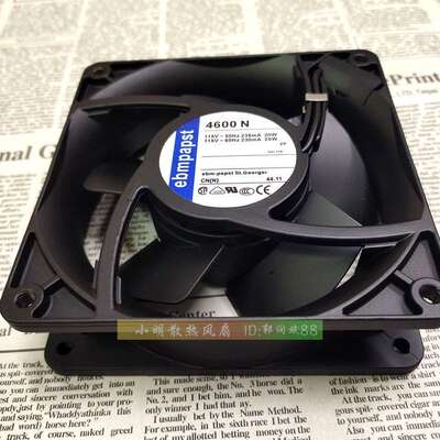 PAPST 12038 AC115V 交流风扇 TYP 4600N 12CM耐高温工业变频风扇