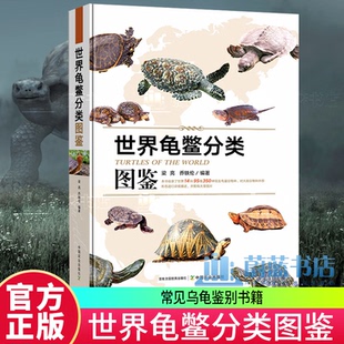 【正版包邮】世界龟鳖分类图鉴 梁亮 龟鳖物种 常见乌龟鉴别书籍 中国农业出版社 9787109309616 正版书籍