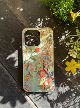 叶菽原创定制《秋瑾》新中式国风清冷小众高级感IMD双层适用苹果17/14/15/16promax亮面iPhone秋天手机壳