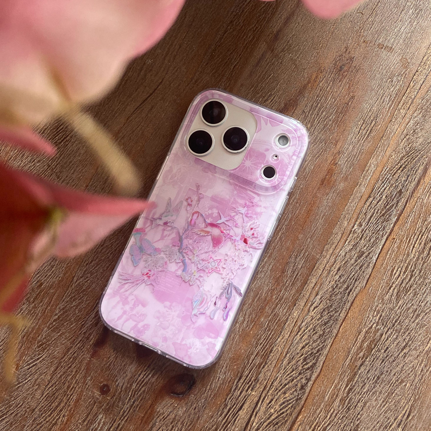 叶菽原创定制《鹤涟》新中式国风清冷小众高级感IMD双层适用苹果17/14/15/16promax磨砂亮面iPhone秋冬手机壳