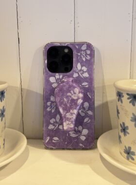 叶菽原创定制《紫矣》新中式国风清冷小众高级感IMD双层适用苹果17/14/15/16promax磨砂亮面iPhone秋冬手机壳