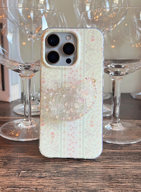 叶菽原创定制《羽花栢》新中式国风清冷小众高级感IMD双层苹果17/14/15/16promax磨砂亮面iPhone秋冬手机壳