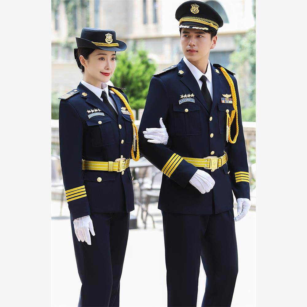 2024新式蓝色保安服春秋