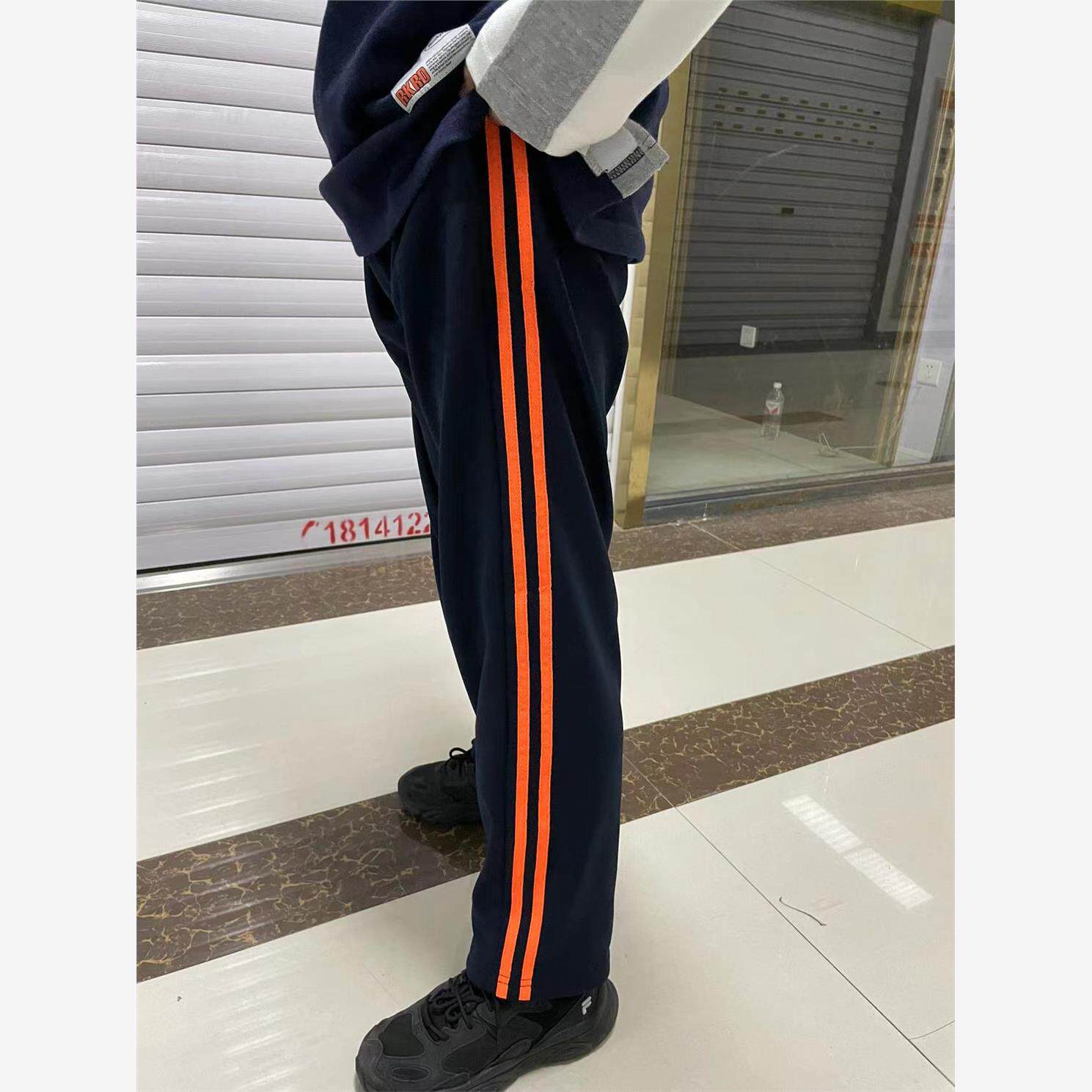 四季加肥加绒二道杠藏蓝