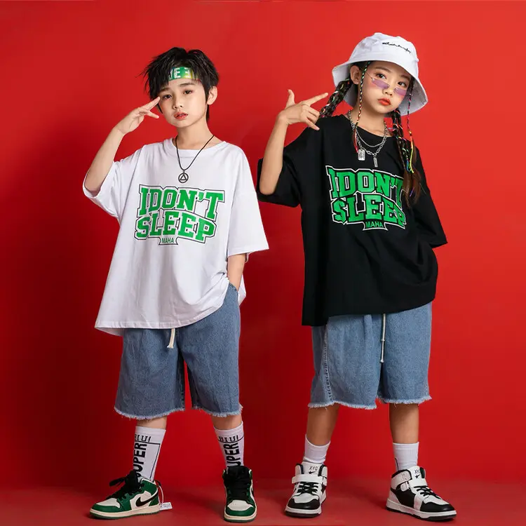 六一儿童演出服装男女童嘻哈街舞