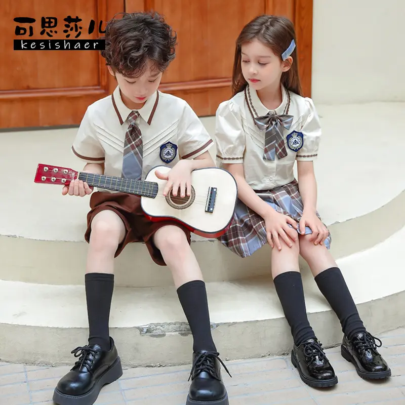 小学生校服英伦学院风毕业季班服