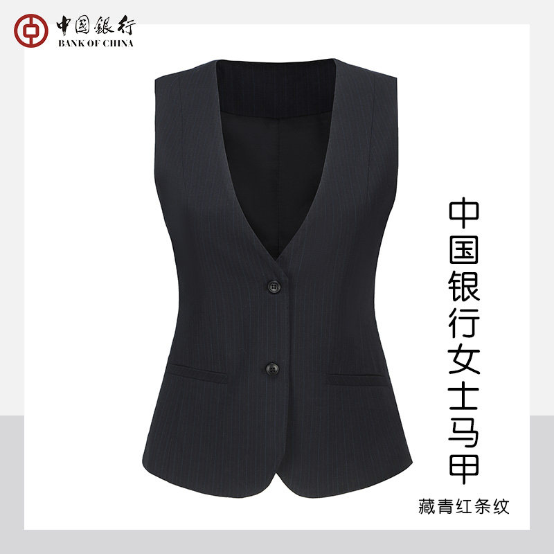 中国女士条纹背心中行行