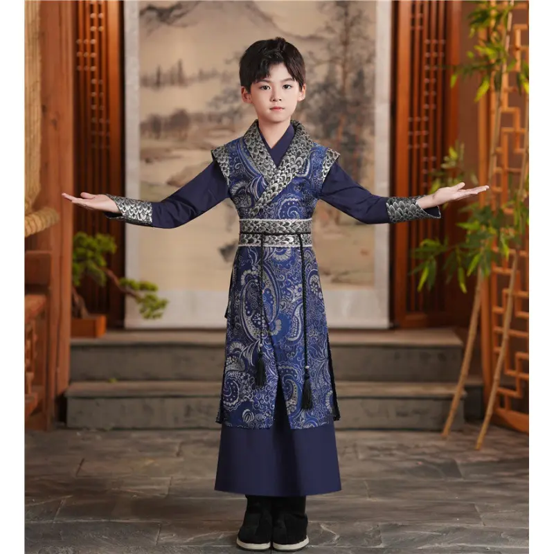 新款汉服男童唐装中古装少爷