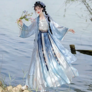 宋制汉服女新款星河清梦夏季薄款