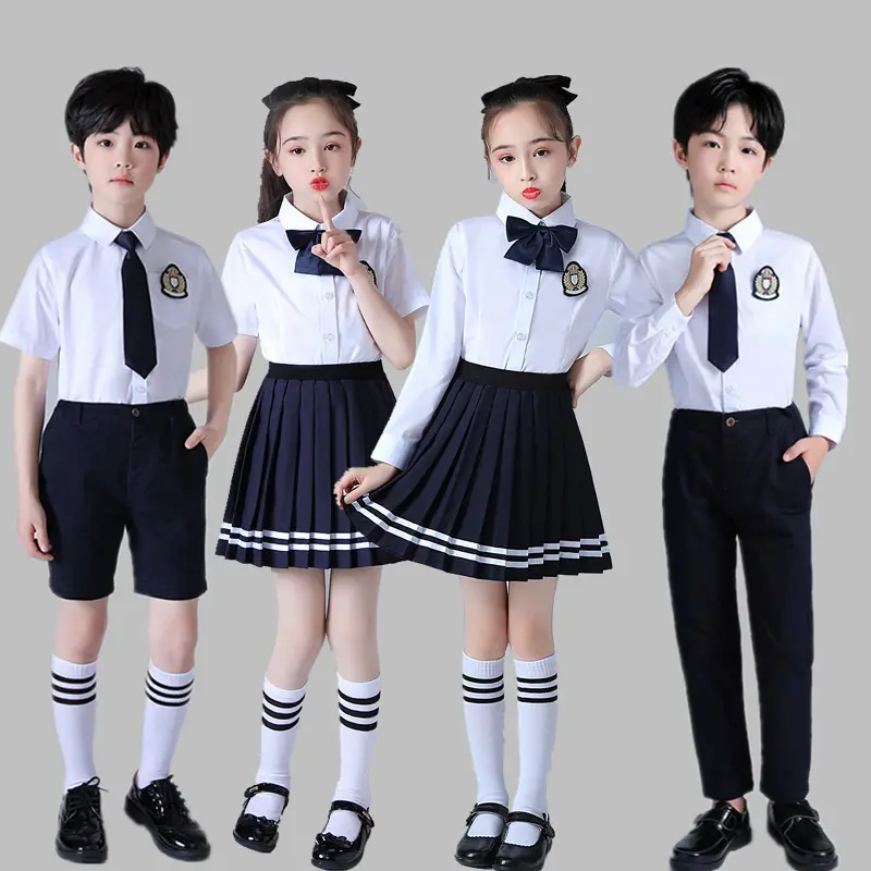 小学生合唱表演服诗朗诵演出服装