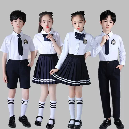 小学生合唱表演服诗朗诵演出服装