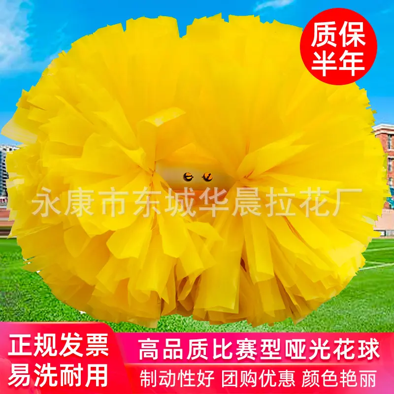 花球啦啦队手拿花手柄款拉拉操