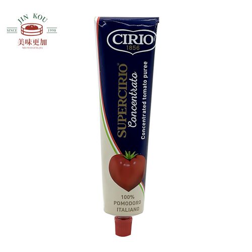 意大利cirio茄意欧浓缩番茄膏130g 家用意大利面0脂肪番茄酱