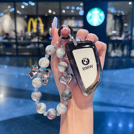 适用宝马5系钥匙套3系320li壳x5扣7系刀锋x3x1x2 x6扣525li女包壳