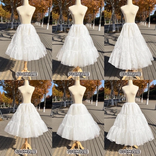 80CM 可爱熊裙撑lolita中长款 衬裙暴力延长撑洛丽塔汉服撑60