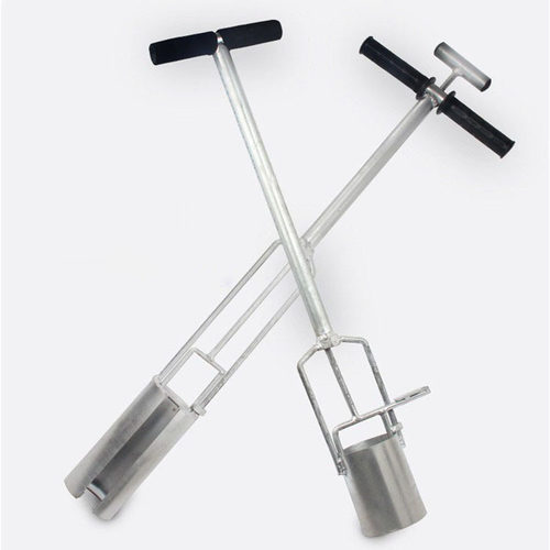 人力手动移苗器打孔器挖苗器菜苗机地膜打孔器取土器移栽器制钵器