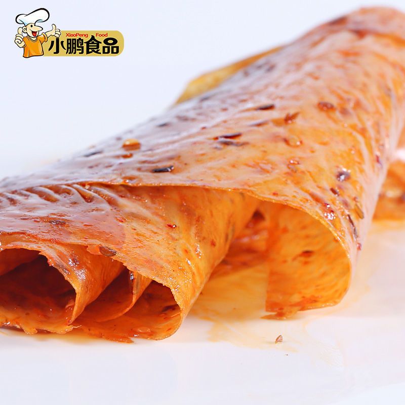25袋老式大辣片小鹏食品平江大辣片千张手撕麻辣豆皮80后网红辣条