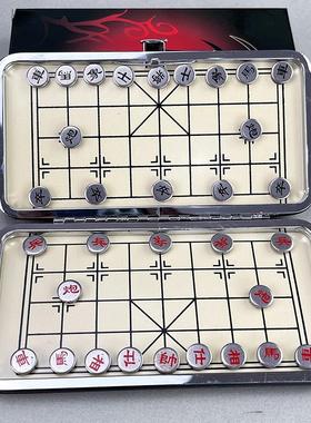 厂家直销磁石象棋精品迷你磁力旅游休闲便携象棋金属工艺品