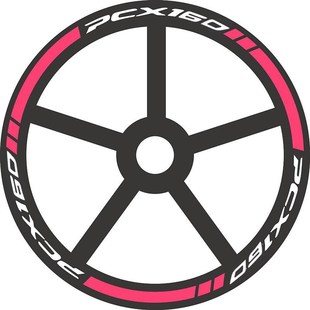适用本田PCX160 125 150轮毂贴轮胎贴反光贴字母贴纸贴花装饰改装