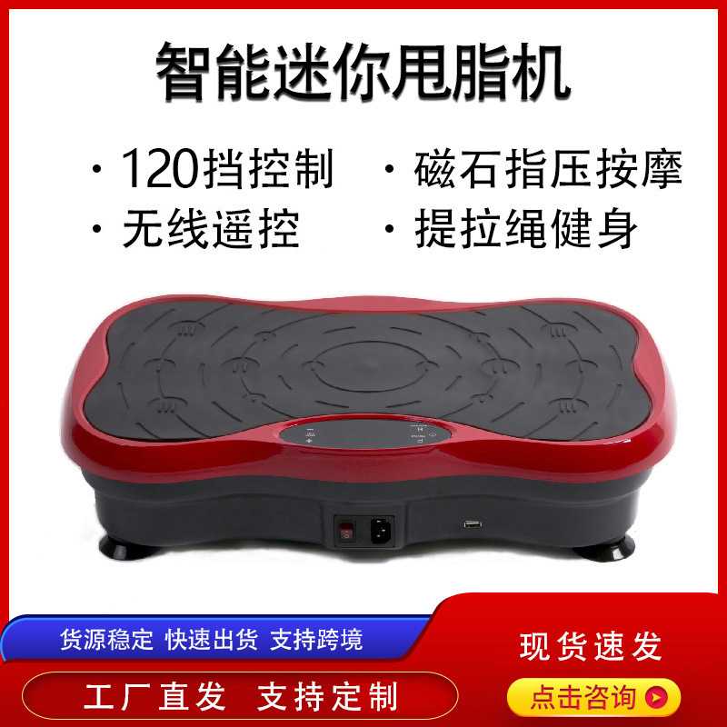 好货甩脂机家用多功能迷你抖抖机 静音抖动懒人健身神器 站立式塑