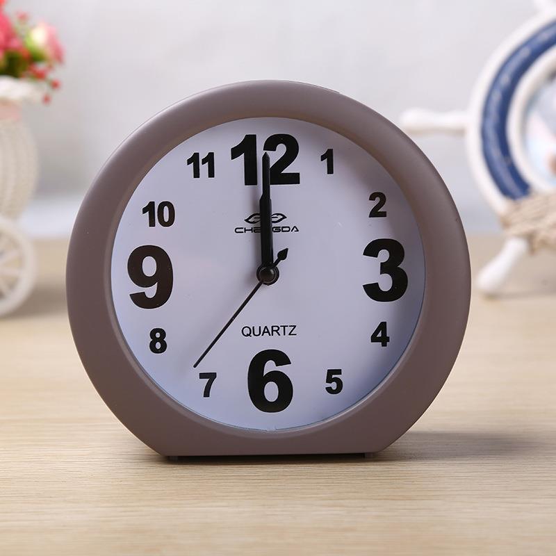 新品简约钟音乐闹打铃双音时钟静音扫描音懒人闹灯神钟带夜贪睡叫