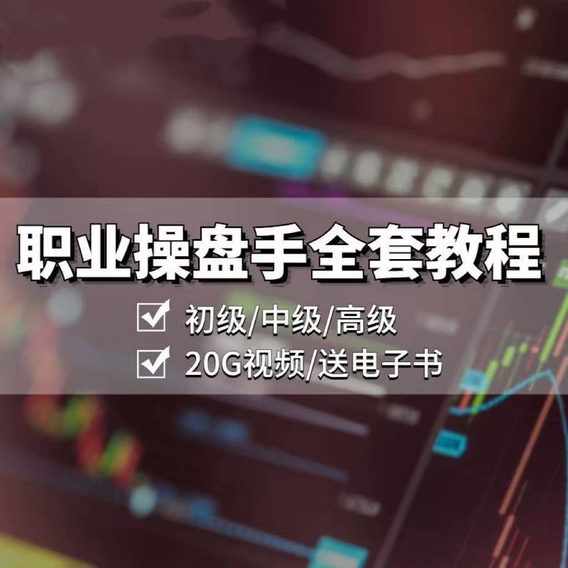 职业操盘手股票视频教程私募特训班实战法盈利模式炒培训课A233