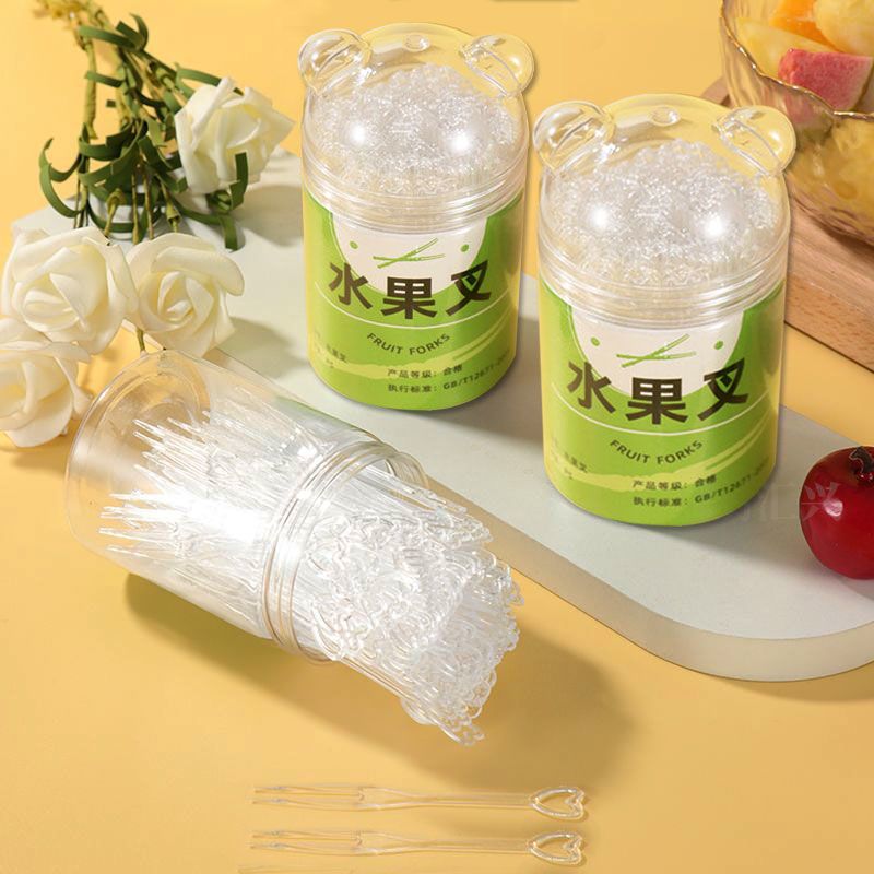 一次性食品级塑料水果蛋糕叉