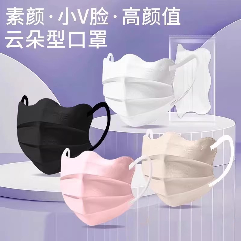 一次性口罩女高颜值新款日常用薄款夏天独立包装蝶形口罩亲肤透气