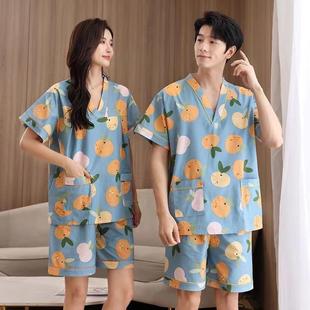 纯棉汗蒸服女胸部双层家居男洗浴中心浴服桑拿服情侣套装 新款