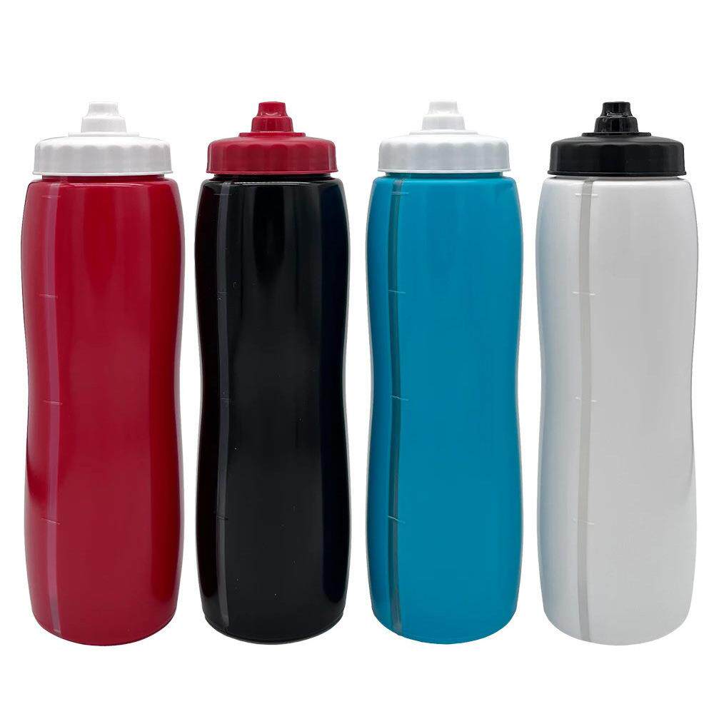 厂家PP塑料水杯挤压便携式大容量户外运动950ML冰球运动塑料水壶