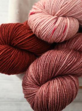 十刻Agnes旧时光厂家直销中粗美利奴柔软羊毛线手工编织材料包